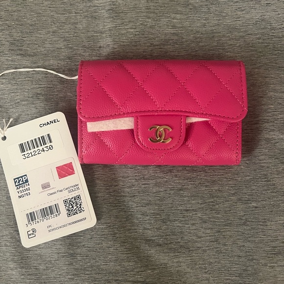 CHANEL Handbags - SOLD Chanel card holder flap NWTS